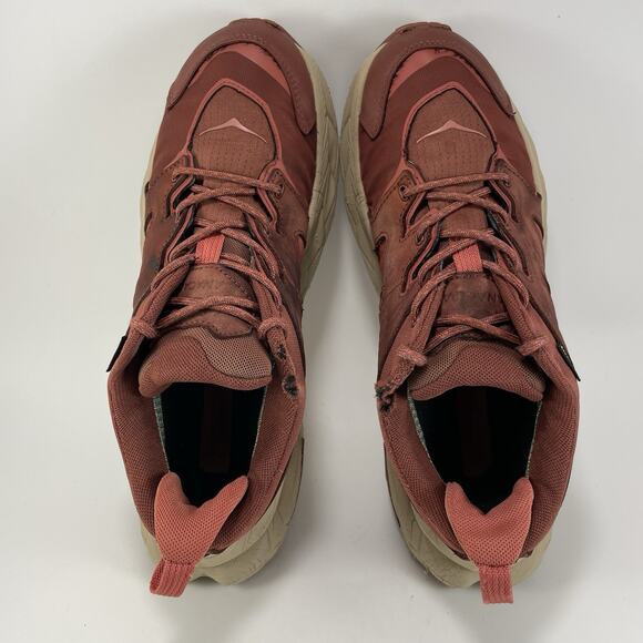 Hoka One One Anacapa Low GTX Hiking Sneakers Women Size 9 B Cherry Rust Red - Picture 5 of 12